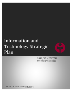 Information and Technology Strategic Plan