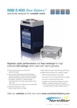 NSB 2-400 Blue BatteryTM