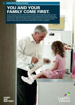 Early Days Advance Payment This will open a PDF