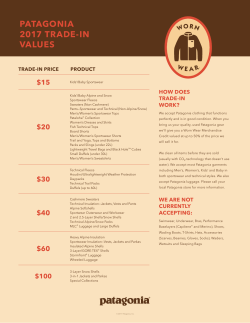 patagonia 2017 trade-in values