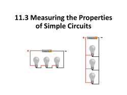 11.3 Measuring the Properties of Simple Circuits