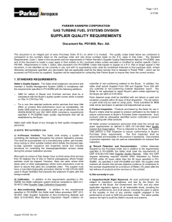 PARKER HANNIFIN CORPORATION