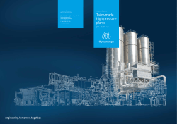 Tailor-made high pressure plants - thyssenkrupp Industrial Solutions