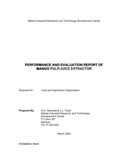 performance and pulp-juice extractor