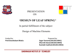 Length of leaf spring Continue&hellip;
