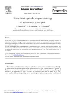 Deterministic Optimal Management Strategy of