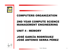 COMPUTERS ORGANIZATION 2ND YEAR COMPUTE SCIENCE
