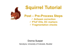 PToF DC Markers Discussion - University of Colorado Boulder