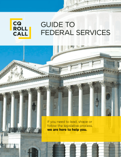 guide to federal services