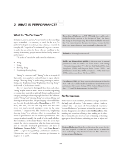 2 what is performance?