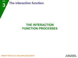 3 The interaction function processes