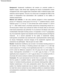 Anastomotic insufficiency still remains an unsolved problem in