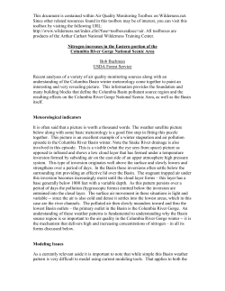 Columbia River Gorge NSA