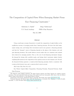 The composition of capital flows when emerging market firms face