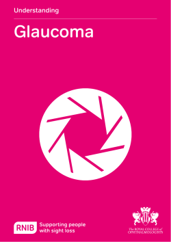 Understanding series – Glaucoma