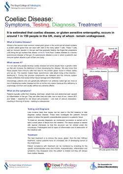 Coeliac Disease Poster