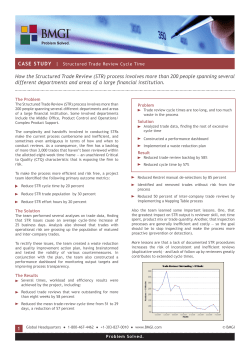 How the Structured Trade Review (STR) process involves more than