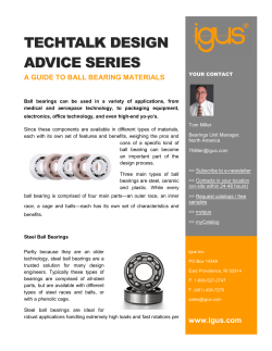 A Guide To Ball Bearings Materials