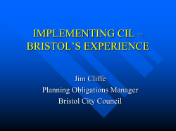 Bristol City Council CIL