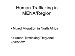 Human Trafficking in MENA/Region