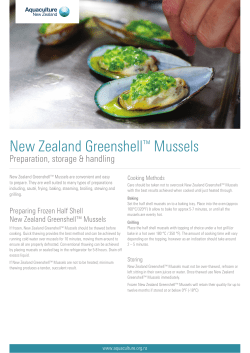 New Zealand Greenshell&trade; Mussels