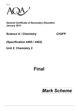 AQA-CH2FP-W-MS-January 2013