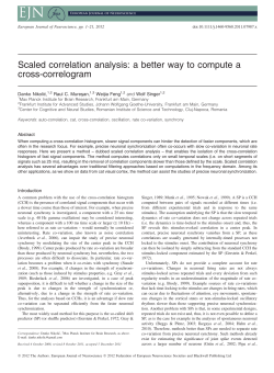 Scaled correlation analysis: a better way to compute a