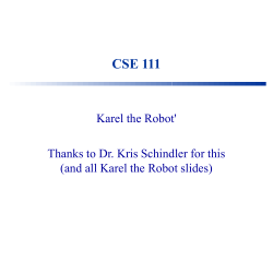 Karel the Robot