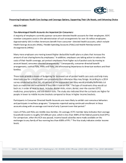 Tax - Employers Council on Flexible Compensation