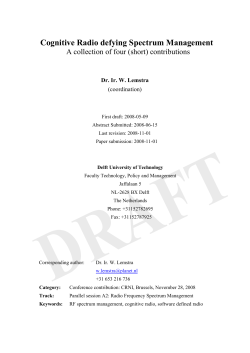 Cognitive Radio defying Spectrum Management
