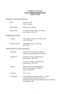 curriculum vitae - UT Southwestern