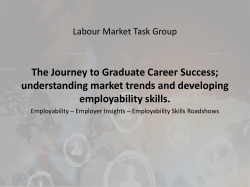 The Journey to Graduate Career Success &ndash; Labour Market Task Group