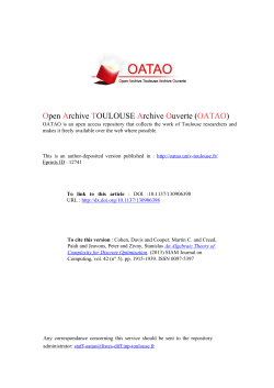 An Algebraic Theory of Complexity for Discrete Optimization.