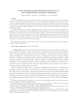 RANK-TWO RELAXATION HEURISTICS FOR MAX