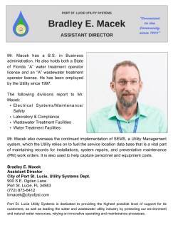 Mr. Macek has a B.S. in Business administration. He also holds both