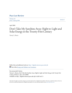 Don`t Take My Sunshine Away: Right-to