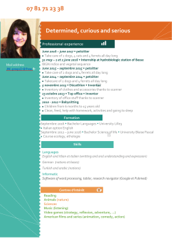 M&eacute;gane SIMON Determined, curious and serious