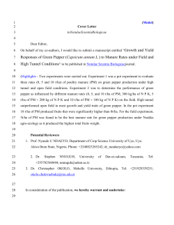 References - Notulae Scientia Biologicae