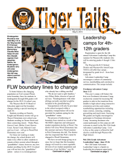 FLW boundary lines to change - Waynesville R