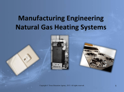 Natural Gas Heating System Operations