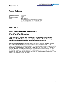 Musterbrief sw - Muller Martini