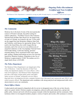 Montrose Police Department