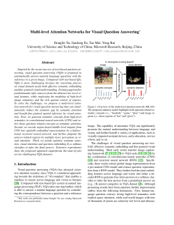 Multi-level Attention Networks for Visual Question