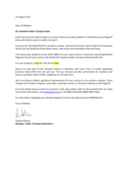 Rates notice to Flagstaff and Rototuna North residents