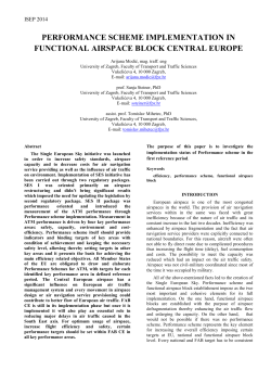 Performance Scheme Implementation in Functional Airspace Block