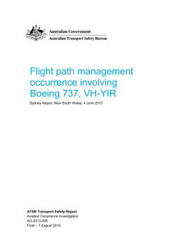 Flight path management occurrence involving Boeing 737