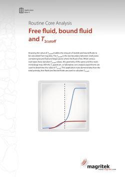 Free fluid, bound fluid