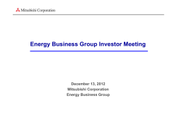 Energy Business Group Investor Meeting