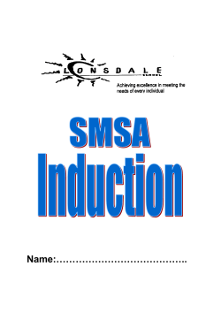 SMSA Induction - Hertfordshire Grid for Learning