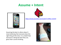 Assume Positive Presentation